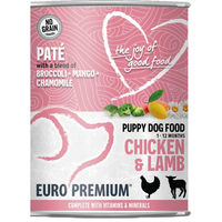 Produktbild von Euro Premium Welpen Paté Huhn und Lamm 6 x 400 g