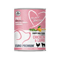 Produktbild von Euro Premium Welpen-Paté Huhn und Lamm 6 x 400 g