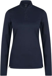 Produktbild von Euro-Star Adeline Reitshirt Damen Blau Größe M aus Polyester für ganzjähriges Reiten
