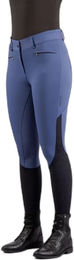 Produktbild von Euro-Star Airflow Full Grip Reithose Damen mit Tasche Blau Größe 34