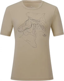 Produktbild von Euro-Star Amelie Reitshirt Damen Sommer Beige Größe S