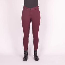 Produktbild von Euro-Star Arista Fashion Diamond Reithose Damen Full Grip Winter Rot