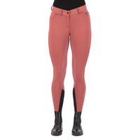Produktbild von Euro-Star Arista Fashion Diamond Reithose Damen Full Grip Winter Rot Größe 40