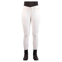 Euro-Star Arista Fashion Diamond Reithose Damen mit Full Grip und Silikonbeschichtung Weiß Größe 44 – Bild 1 von 2