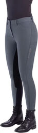 Produktbild von Euro-Star Arista Fashion Diamond Reithose Damen Winter mit Full Grip aus Kunstleder Grau Größe 34