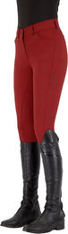 Euro-Star Arista Fashion Diamond Reithose Damen Winter mit Full Grip Silikon in Rot Größe 38 – Bild 1 von 5