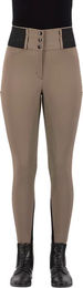 Euro-Star Athletic Leanline Reithose Full Grip für Damen Winter Braun Beige – Bild 1 von 1