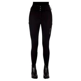 Euro-Star Aurelia Diamond Reithose Damen Full Grip Winter Schwarz Größe 40 – Bild 1 von 4