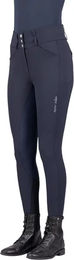 Produktbild von Euro-Star Aurelia Reithose Damen mit Full Grip und Silikonbeschichtung Blau Größe 34