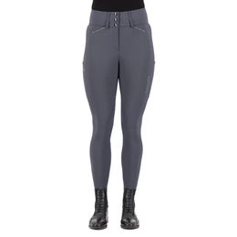 Euro-Star Aurelia Reithose Damen mit Mid Grip in Grau – Bild 1 von 2