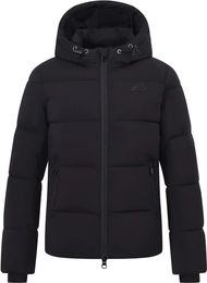 Produktbild von Euro-Star Camie Reitjacke für Kinder mit Daunen und Kapuze Schwarz Größe 12 Jahre