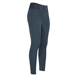 Euro-Star Damen Reithose Athletic Leanline FullGrip Winter Schwarz Blau Größe 44 – Bild 1 von 2