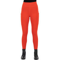 Produktbild von Euro-Star Damen Reitleggings Easy Rider Aya Full Grip Rot Größe 38