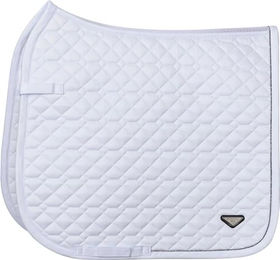 Produktbild von Euro-Star Dressur Schabracke ESCato White aus Baumwolle Größe DR - 1 Stk.
