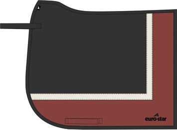 Produktbild von Euro-Star Dressur Schabracke Striped GP Orange Full
