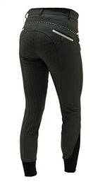 Euro-Star Easy-Rider Carice FullGrip Reithose Damen Grau Größe 34 – Bild 1 von 3