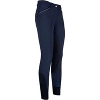Produktbild von Euro-Star Easy Rider Elodie Diamond Damen Ganzbesatzreithose mit Full Grip in Navy Blau Größe 34