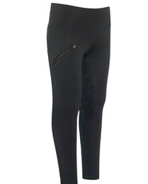 Produktbild von Euro-Star ES Kinder Reithose FullGrip Winter Schwarz