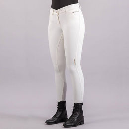 Euro-Star ESArista Fashion Diamond Classic Reithose Damen mit Vollbesatz und Full Grip in Weiß Größe 36 Lang – Bild 1 von 1
