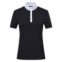Produktbild von Euro-Star Estrella Damen Turnier-Poloshirt Sommer Schwarz XS