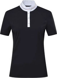 Produktbild von Euro-Star Estrella Turnier-Poloshirt für Damen in Schwarz XXL