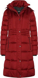 Produktbild von Euro-Star Ferrera Lange Daunenjacke für Damen in Rot Grösse XL
