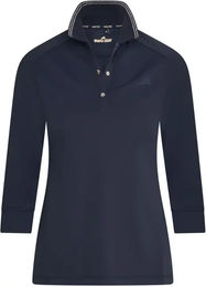 Produktbild von Euro-Star Gianna Reit-Polo Damen mit langen Ärmeln Blau XS