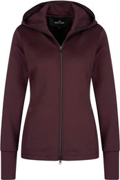 Produktbild von Euro-Star Giulia Damen Reit-Sweatshirt mit Kapuze und durchgehendem Reißverschluss Schwarz XL