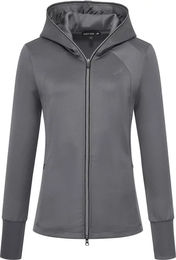 Produktbild von Euro-Star Giulia Damen Reit-Sweatshirt mit Kapuze und Full Zip in Grau