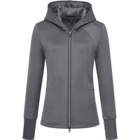 Produktbild von Euro-Star Giulia Damen Reit-Sweatshirt mit Kapuze und Full Zip in Grau
