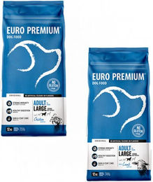 Euro-Star Hundefutter Adult Large Huhn & Reis 2 x 12kg – Bild 1 von 3