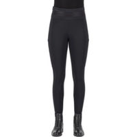 Produktbild von Euro-Star Impress Reitleggings Damen Full Grip Winter Schwarz