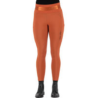 Produktbild von Euro-Star Impress Reitleggings Full Grip für Damen in Orange Größe 34