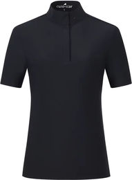 Euro-Star Isabel Competition Reitshirt Damen Kurzarm Schwarz S – Bild 1 von 3
