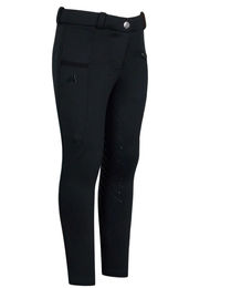 Produktbild von Euro-Star Kinder Reithose ESJoy FullGrip Black mit Silikon Grip für ganzjähriges Reiten