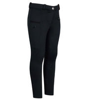 Produktbild von Euro-Star Kinder Reithose ESJoy FullGrip Black mit Silikon Grip für ganzjähriges Reiten