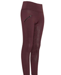 Produktbild von Euro-Star Kinder Reitleggings FullGrip Winter Dark Berry Lila
