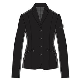Euro-Star Lucia Reitturnierjacke für Damen Sommer Polyamid Schwarz – Bild 1 von 2