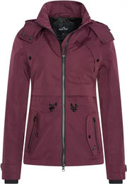 Euro-Star Luna Reitjacke für Damen mit Kapuze wasserabweisend Lila Größe S – Bild 1 von 1