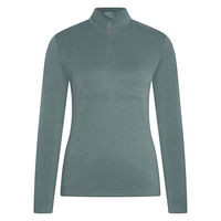 Produktbild von Euro-Star Maggy Damen Pullover mit halbem Reißverschluss Grün Größe L