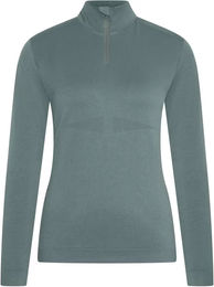 Produktbild von Euro-Star Maggy Damen Pullover mit halbem Reißverschluss Grün XL