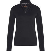 Produktbild von Euro-Star Maggy Damen Pullover mit halbem Reißverschluss Schwarz XL