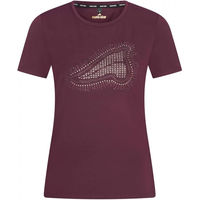Produktbild von Euro-Star Mirella Reitshirt Damen Kurzarm Lila XL