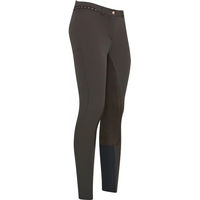 Produktbild von Euro-Star Queen Diamond Reithose Damen Full Grip Winter Kunstleder Grün Größe 40