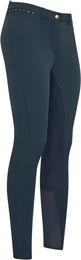 Produktbild von Euro-Star Queen Diamond Reithose Damen Full Grip Winter mit Kunstleder in Blau