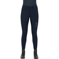 Produktbild von Euro-Star Queen Diamond Reithose für Damen mit Vollgrip aus Kunstleder Winter Blau Größe 36