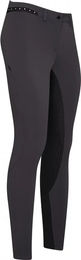 Produktbild von Euro-Star Queen Diamond Reithose für Damen mit Vollgrip in Grau oder Schwarz Größe 38