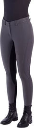 Produktbild von Euro-Star Queen Diamond Reithose für Damen mit Vollgrip in Grau Wintermodell Größe 32