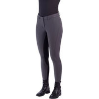 Produktbild von Euro-Star Queen Diamond Reithose für Damen mit Vollgrip in Grau Wintermodell Größe 32