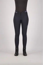 Produktbild von Euro-Star Queen Reithose Damen mit Mid Grip aus Mikrofaser Schwarz